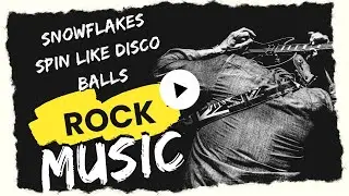 Snowflakes Rock Symphony ❄️ | Winter Chill Rock Music 2025 | Relaxing Guitar, Ambient Drums