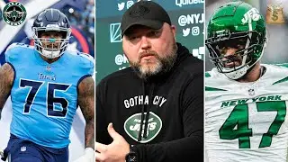 Joe Douglas Press Conference: Jets Sign Rodger Saffold & Start CONTRACT Talks with Bryce Huff | Jets