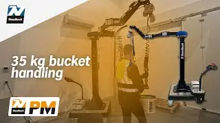 35 kg bucket handling with the Mobile Jib Crane