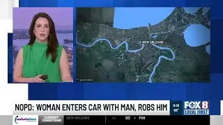 Woman enters car with man on Bourbon Street, robs him, NODP says
