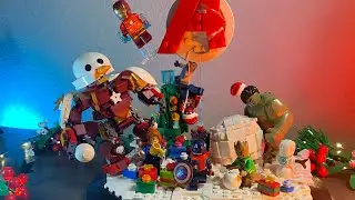 Building a Christmas Avengers Assemble! Lego Winter Hulkbuster MOC