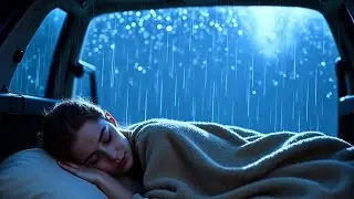 Rain Inside the Car Trunk | Deep Sleep Sounds to Relieve Stress & Anxiety