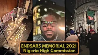 ENDSARS MEMORIAL 2021: Police Disruptions in London