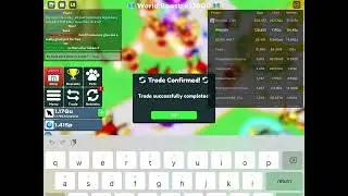 Trading my tokens in clicker simulator w/l