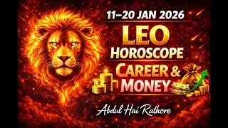 LEO Horoscope 11&ndash;20 January 2026 | Your Weekly Horoscope | Your Zodiac Reading