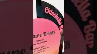 Chlochella Triple Sign Menu: The Ultimate Party Decor Essential!