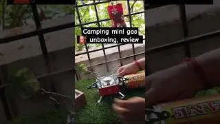 Camping mini gas stove unboxing, full Review#youtubeshorts #shortvideo #shorts #unboxing #camping