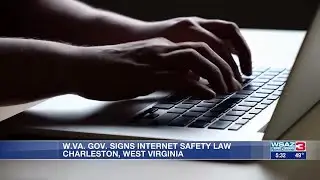 West Virginia Gov. Justice signs internet safety law