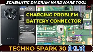 Techno spark 30 KL6 charging not working | battery connector ways | Schematic Diagram | DMR SOLUTION