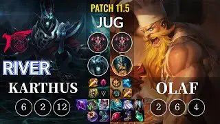 TLN River Karthus vs Olaf Jungle - KR Patch 11.5