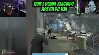 THAY E DUMAL REAGINDO AOS 5K DO LEVI