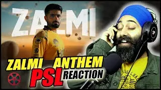 Indian Reaction on Zalmi Yama Zalmi Anthem PSL 9 by Abdullah Siddiqui, Nehaal & Zahoor ft Hania Amir