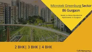 Ready to Move Luxury Flat l 4BHK 3060 SqFt l Gurgaon l Microtek Greenburg sector 86 l 7291835924