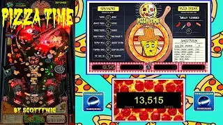 4K Pizza Time Vpx & Pup Pack Visual Pinball Gameplay (3 Screen Setup)