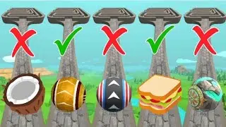 Going Balls SpeedRun Gameplay - Crazy Obstacles & Epic Saves| Offline Game | Ball Games ||Zombo game