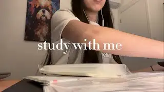 study with me | ambiente confortável e silêncio | vestibulanda de medicina