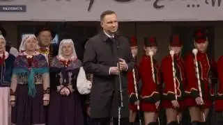 Wizyta Pary Prezydenckiej w Starym Sączu
