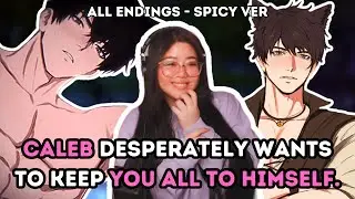 Spicy Caleb Dating Sim!? | Love And Deepspace | The Girl Who Fed The Wolf -  ALL ENDINGS