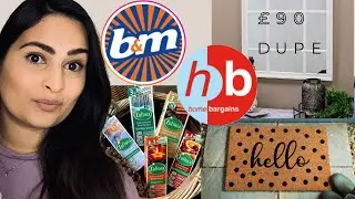 NEW IN HOME BARGAINS B&M HAUL 2021 *HINCH HAUL &pound;90 DUPE Mirror