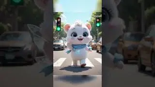 Traffic Light Song for Kids 🚦 | Learn Road Safety with Zephy😇🎇🌜