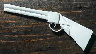 How to Make a Paper Gun | Simple Origami Paper Gun | Paper Gun 