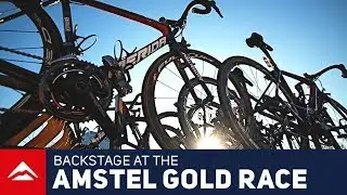 BAHRAIN MERIDA PRO CYCLING TEAM - BACKSTAGE AT THE AMSTEL GOLD RACE