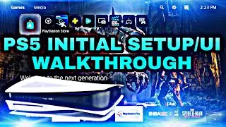 Обзор пользовательского интерфейса PlayStation 5 и первоначальная настройка | PS5 |
