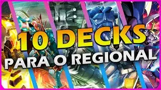 10 DECKS PARA O REGIONAL DE SP DIGIMON CARD GAME