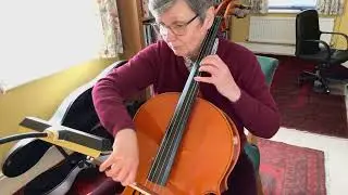 Bach Prelude progress - adult cello learner 5.5 years