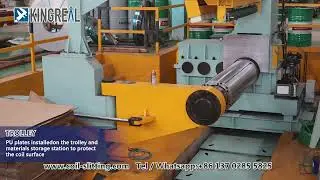 KINGREAL Stainless Steel Coil Slitting Machine With Hydraulic Cantilever Decoiler, Slitting Line