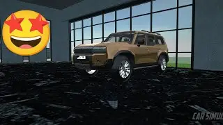 I bought a new car in the car simulator 2 game the car is Toyota land cruiser 🤩