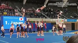 Team #Japan (VORTEX) 12th I.F.C. Cheerleading World Championships Takasaki, Japan