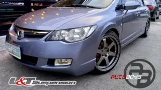 Civic FD on L&T lowering springs by Autoboys.