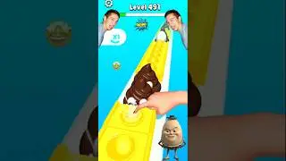 pop run 3d android gameplay 🤣 491 level #gaming #fun #shorts