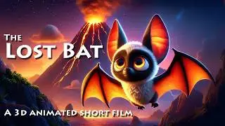 Lonely Bat on Volcano Island - 3D Animation Story - Unreal Engine 5 #halloween