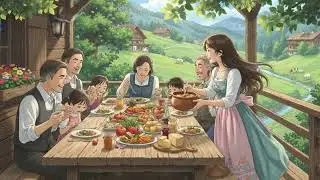 Relaxing Village Life ASMR  Ghibli Countryside, Farm Sounds & Cozy Cooking