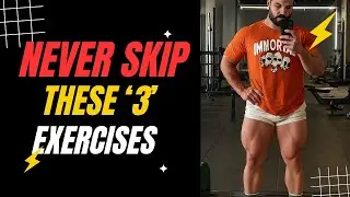 🔥 Top 3 Leg Exercises I Never Skip ! #legsday 