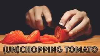 ASMR [Un] Chopping Tomatoes (4K)