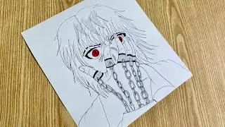 Hunter X hunter Kurapica Sketch Tutorial for beginners|| Easy Drawing Step By step 