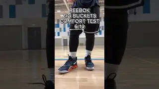 REEBOK ZIG BUCKETS COMFORT TEST 6/10 #hoopshoes #basketball #reebokbasketball #shortsviral