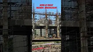 #Observed # work at height # civil work # hazards Identification# high risk work # yt shorts video#