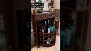 bar cabinet.  7014945431 contact me