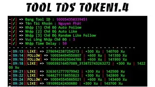 Tool TDS Chạy Token + T&agrave;i Khoản TDS  Bản Mới Fix Lỗi 1.4 Of BMN &bull; VNV General TV