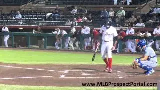 Phillies OF Tyson Gillies vs. Tigers LHP Andrew Oliver - Arizona Fall League 2011