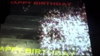 BIRTHDAY  - INTERACTIVE FLOOR DISPLAY WELCOME PROJECTION SYSTEM INDIA CHENNAI