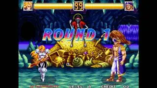 World Heroes 2 Jet (World) (Arcade) - (Longplay - Janne D'Arc | Warrior Mode | Level 8 Difficulty)