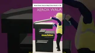How Does Xerox Machine Work in 3D  #facts #3danimation #sciencefacts