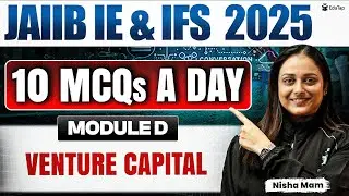 JAIIB Free Online MCQ Classes 2025 | JAIIB IE & IFS Venture capital Important MCQ | JAIIB Nov 2025