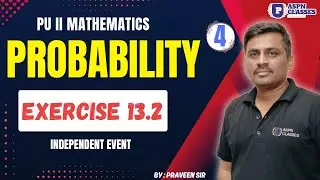 Probability Exercise 13.2 class 12 || multiplication rule on probability || independent event