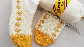 KAYNANA ÖREMEZ GELİN GİYEMEZ BEŞŞİŞ PATİK MODELİ - KNITTING